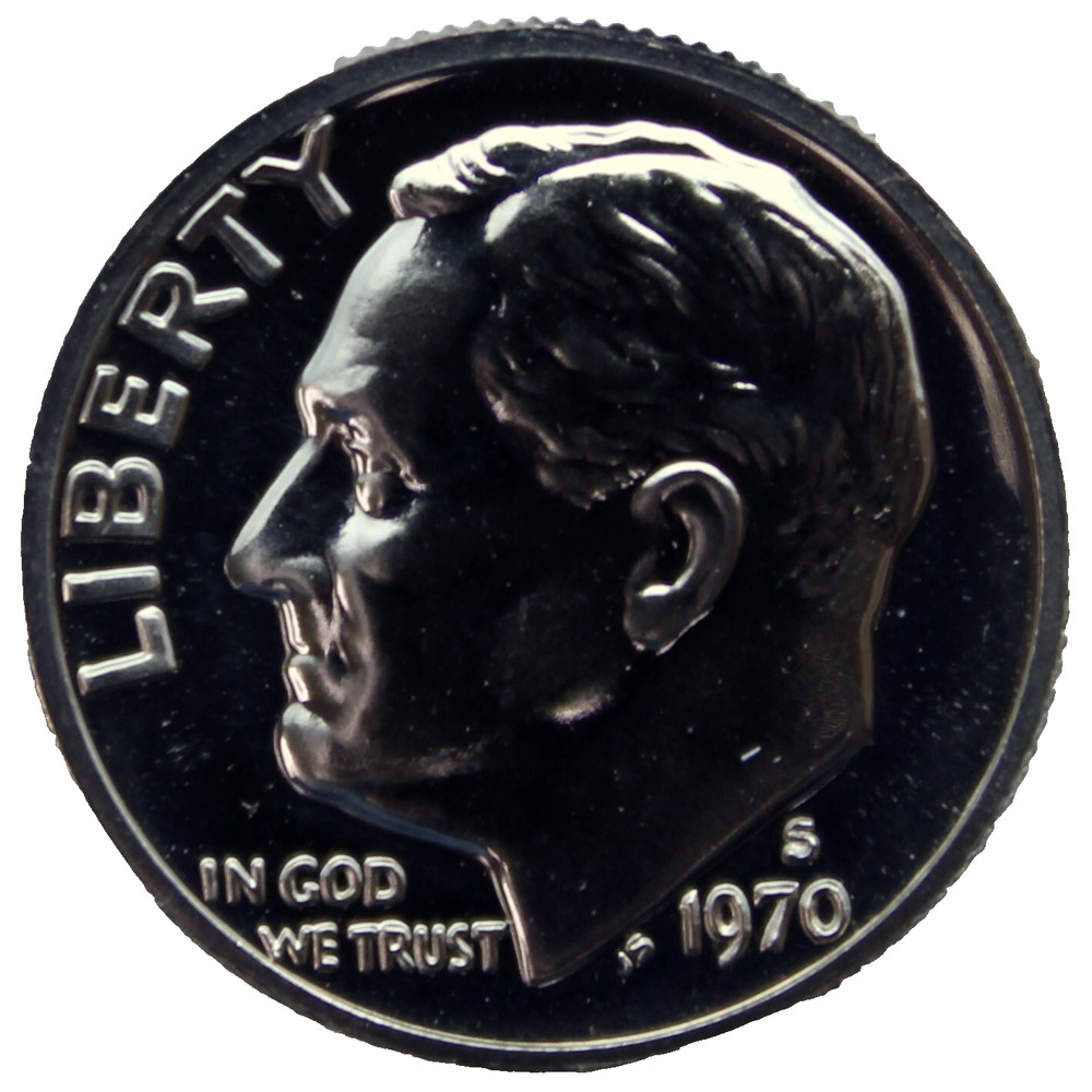 1970-S Proof Roosevelt Dime