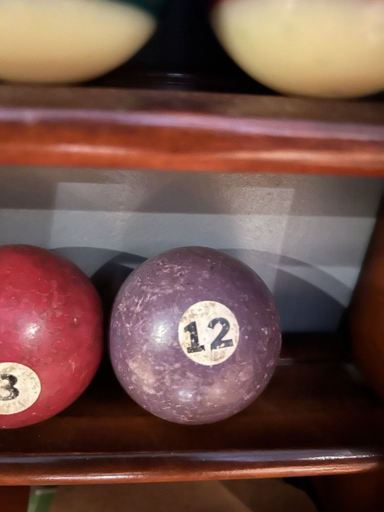 vintage pool balls