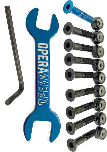 OPERA 1" ALLEN HARDWARE SET BLK/BLUE