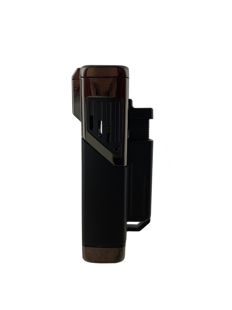 Quad Flame Butane Torch Lighter Refillable Adjustable Windproof Gas Lighter cook