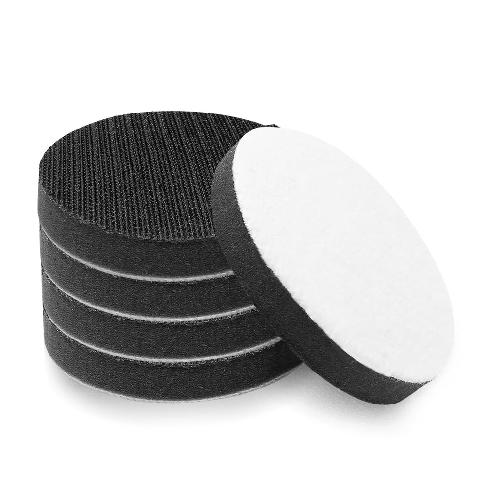 5 Pack 3 Inch Hook and Loop Soft Sponge Cushion Buffer Pad, Foam Sponge Buffer B