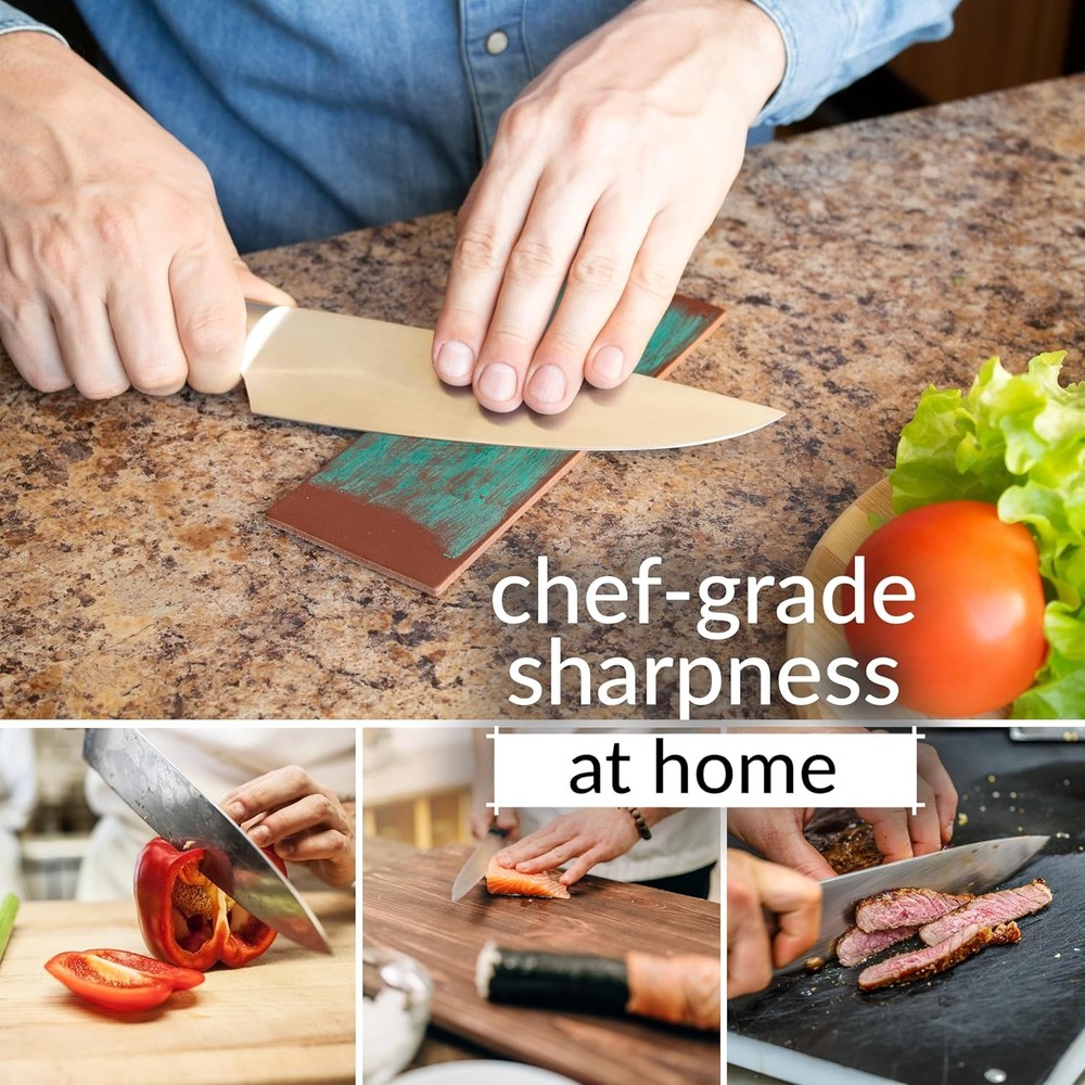 Hutsuls Knife Stropping Leather for Sharpening - Get Razor-Sharp Edges with Leat