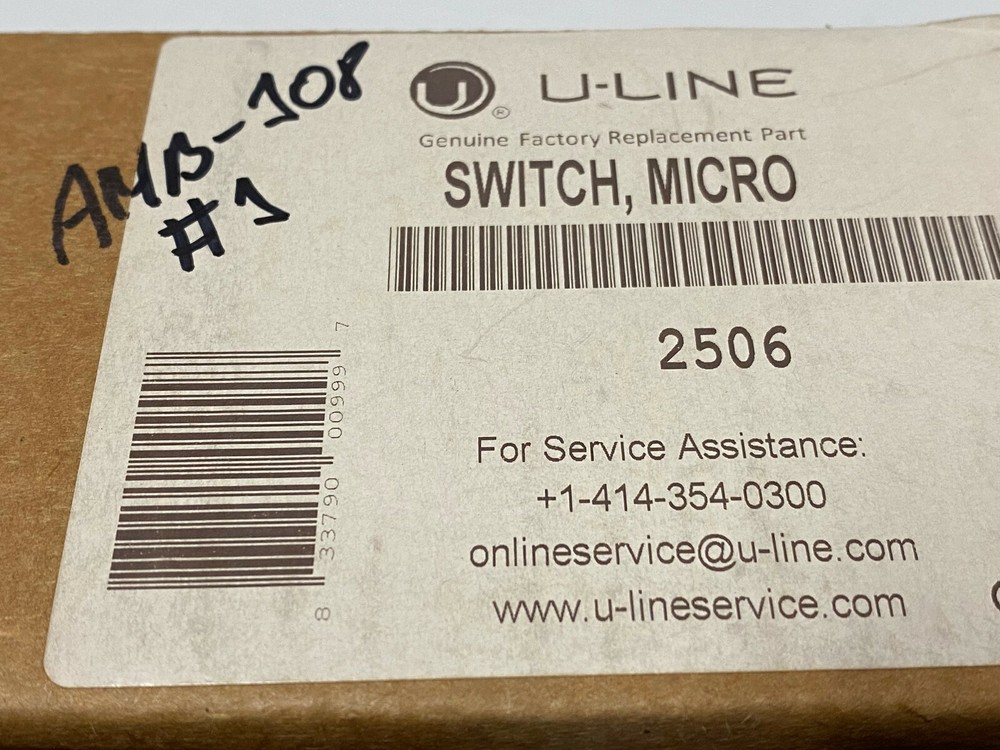 OEM U-Line Switch Micro 2506