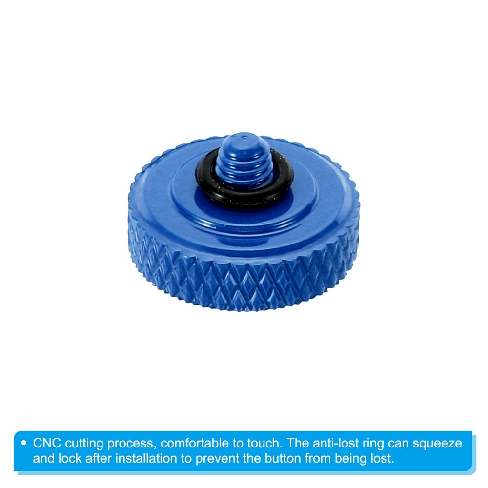 Camera Shutter Button 3pcs Shutter Release Button Carved, Blue