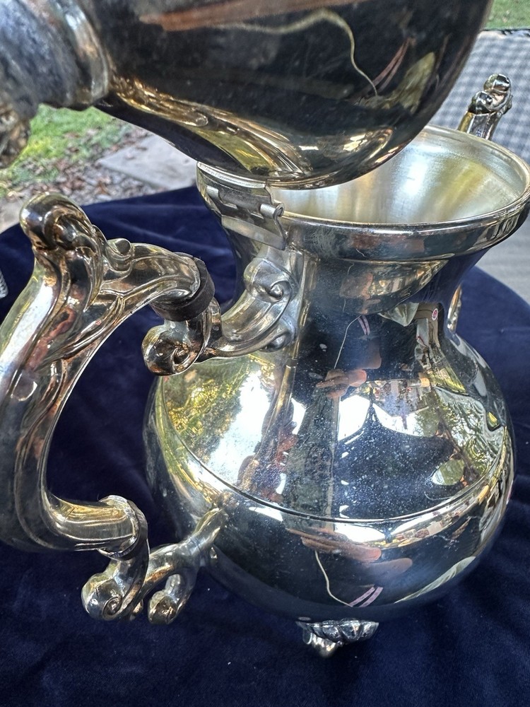 FB Roger’s Silverplate Teapot Coffee Urn Ornate