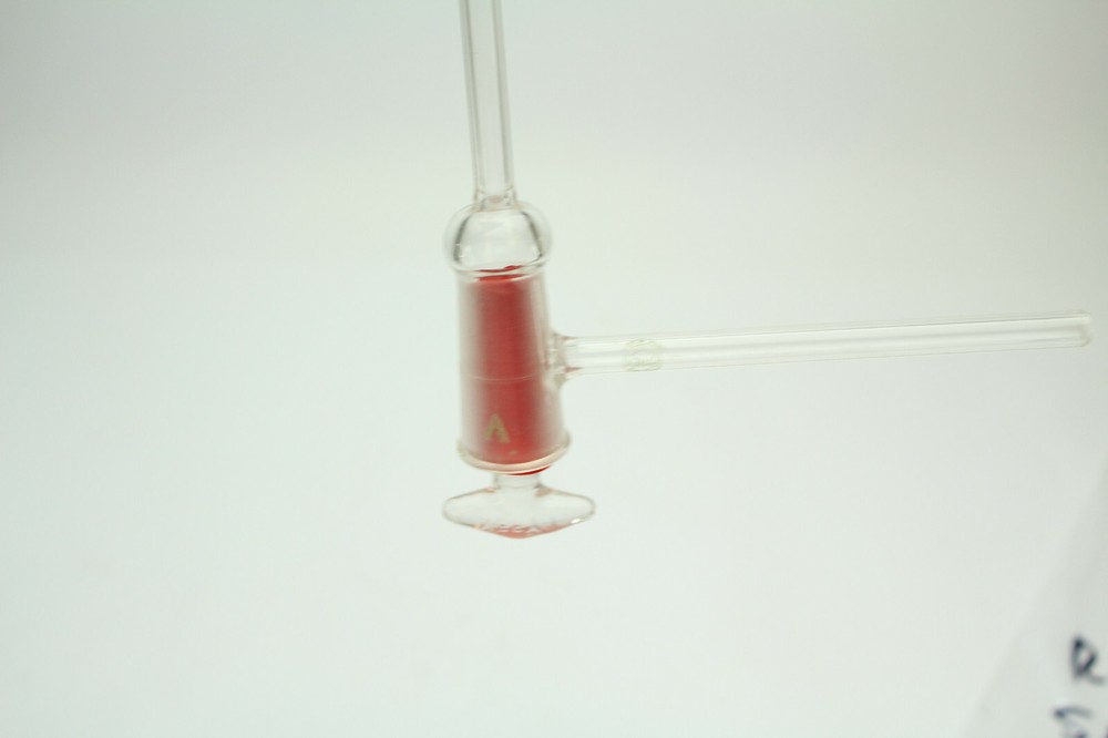 Pyrex 3MM Right Angle Glass Stopcock New