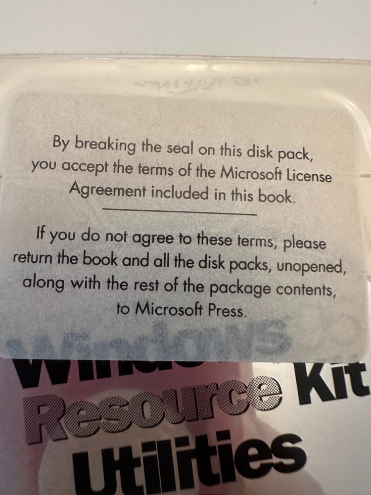 Microsoft Windows 95 Resource Kit Utilities Original PC CD-ROM Only Vintage