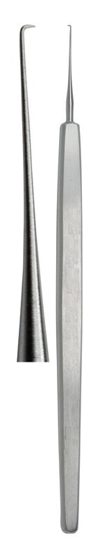 Nugent Dissector Hook, 4.75", Right Angled, Sharp Point Tip, Premium
