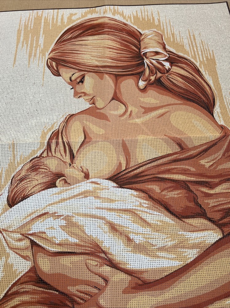 needlepoint canvas handpainted