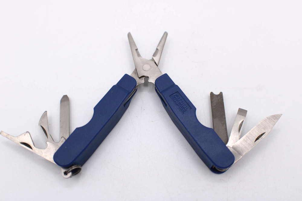 Multi Tool Small Pocket Pliers File Screwdriver More Blue Tool Source Camping