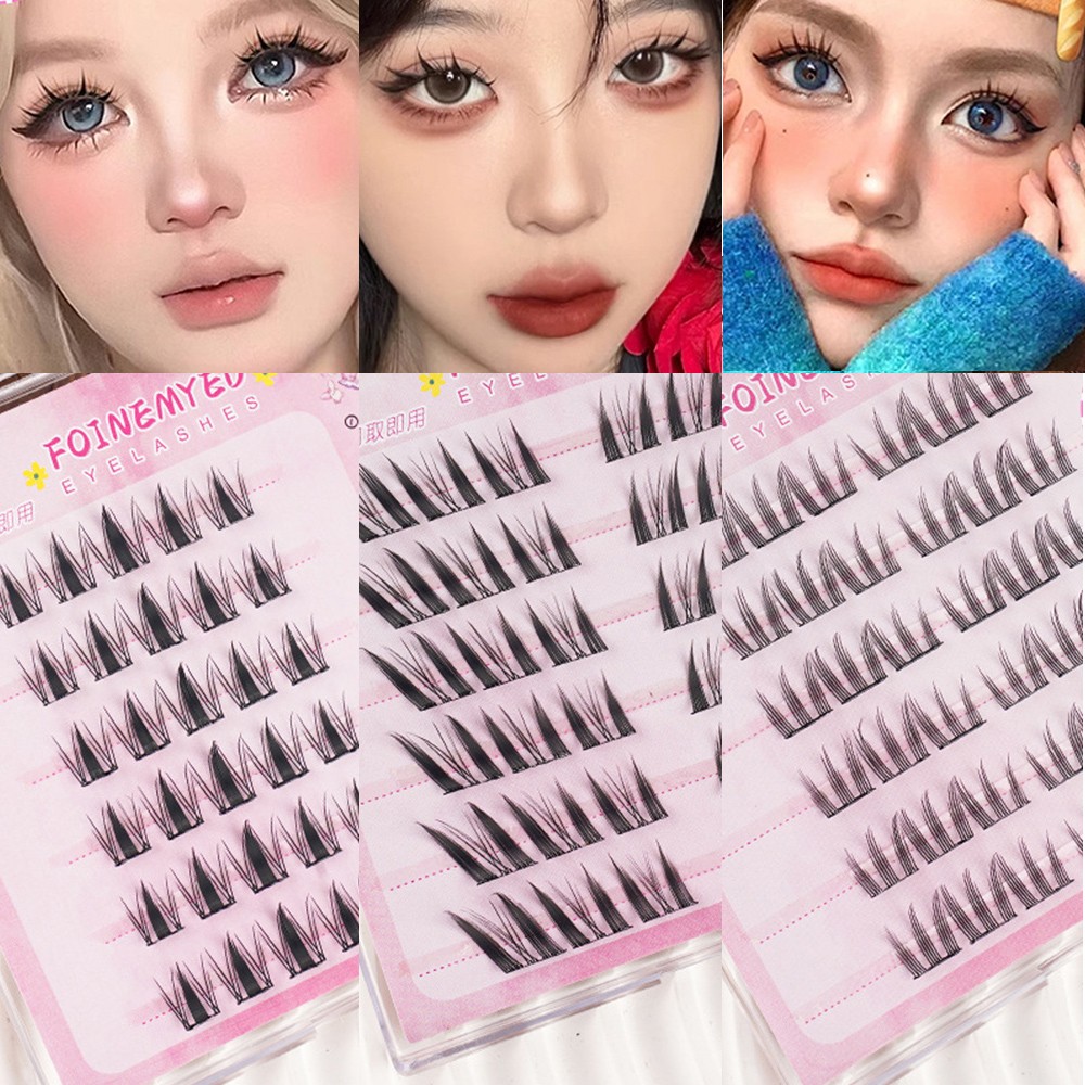 Self-adhesive Segmented Lash Extension Clusters Eyelash Eyelash Grafting ☾