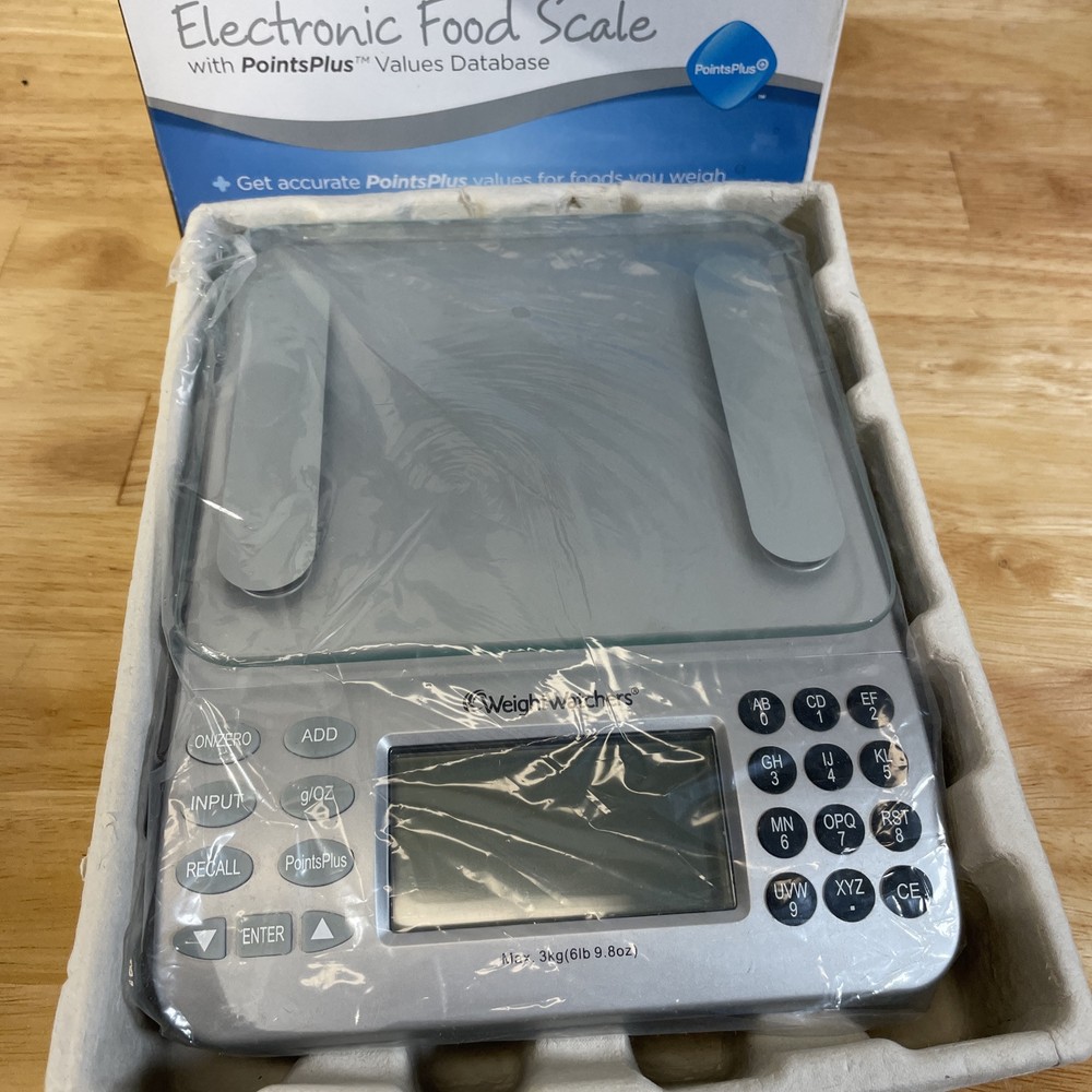 Weight Watchers Electronic Food Scale w/ PointsPlus Values Database