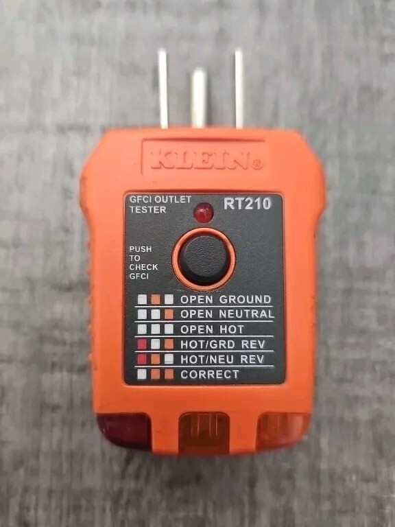 Klein Tools RT210 GFCI Outlet Tester