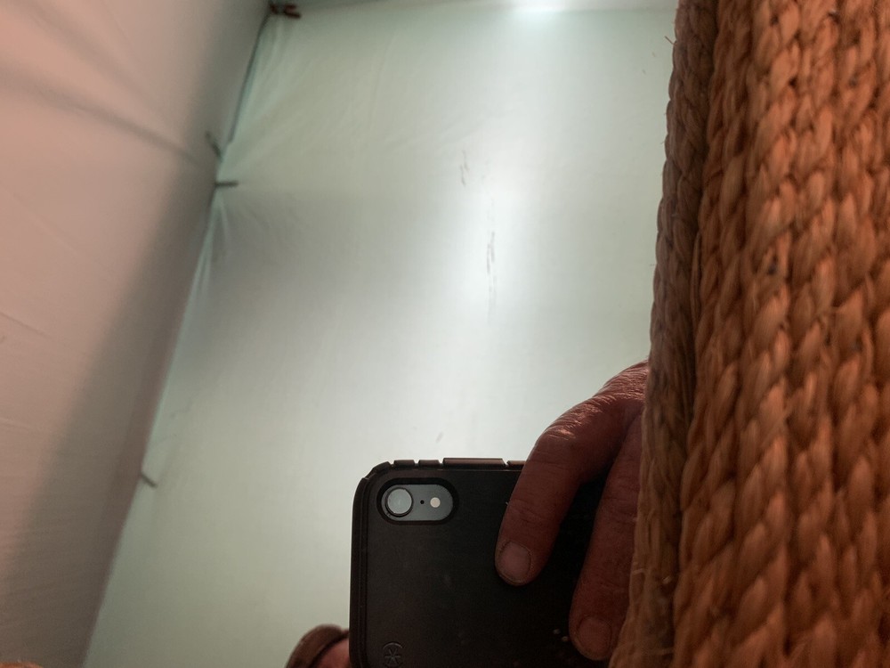 Vintage Large Decorative Rope Frame Wall Mirror Nautical
