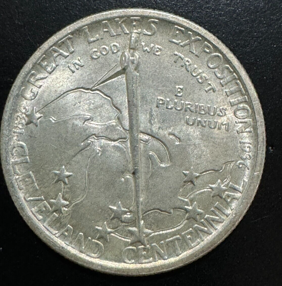 1936 BU Cleveland Centennial Half Dollar