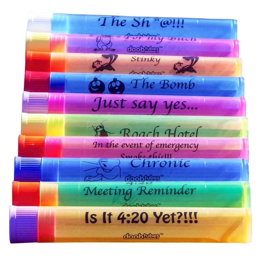doobtubes™ - Large Or Small - Assorted Designs And Color - 25 Pieces Per Display