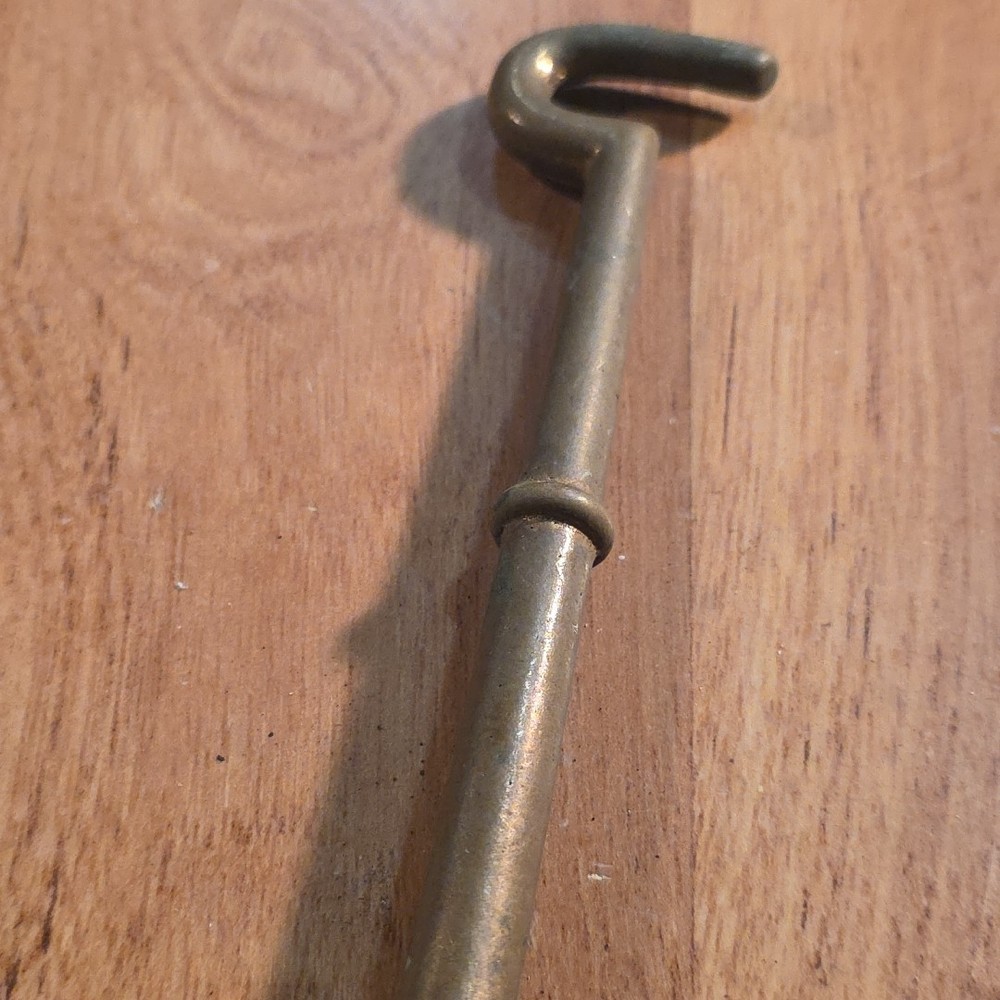 Vintage Brass Door Security Latch Hook Shutter Catch Hardware