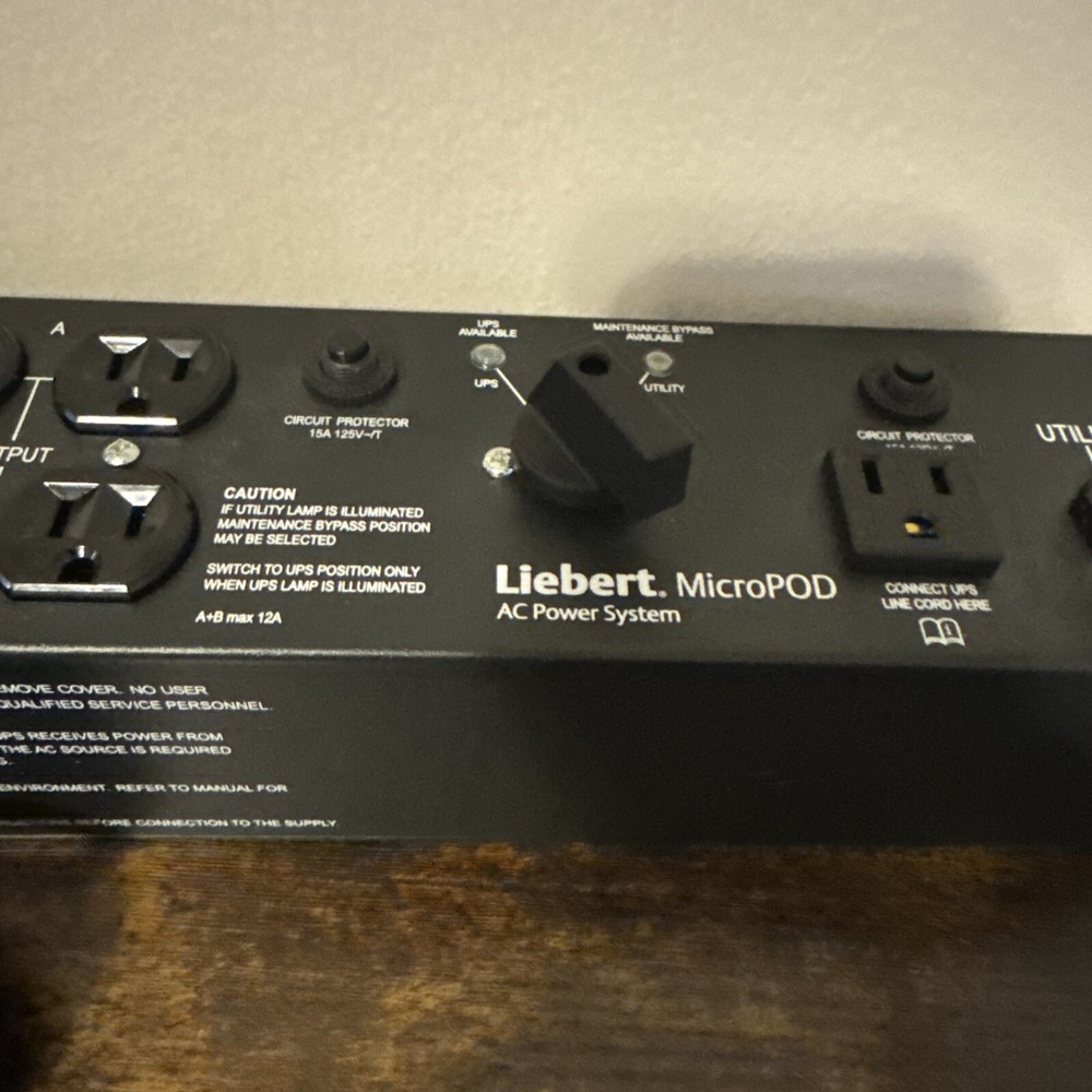 Emerson Liebert Micropod AC Power System MP2-115A
