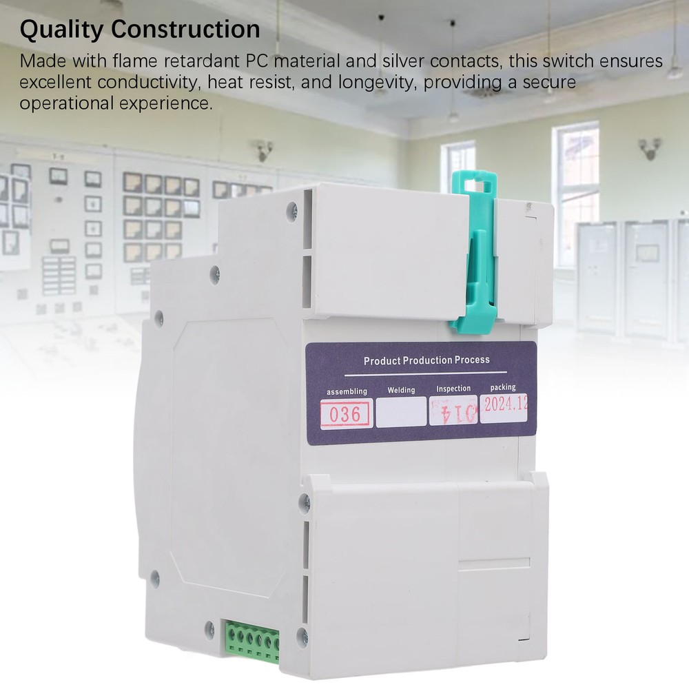 Double Power Automatic Transfer Switch 63A 2P ATS Power Transfer Switch♡