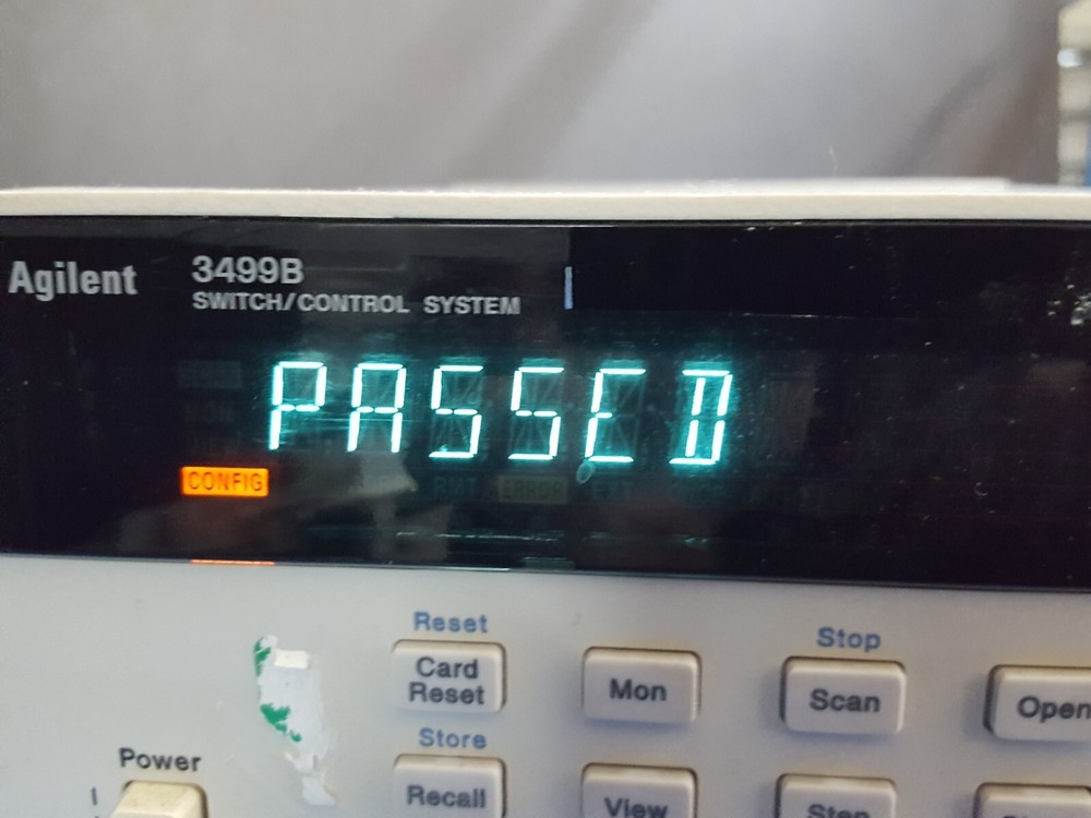 Agilent 3499B: Switch / Control System Main Frame (0293)