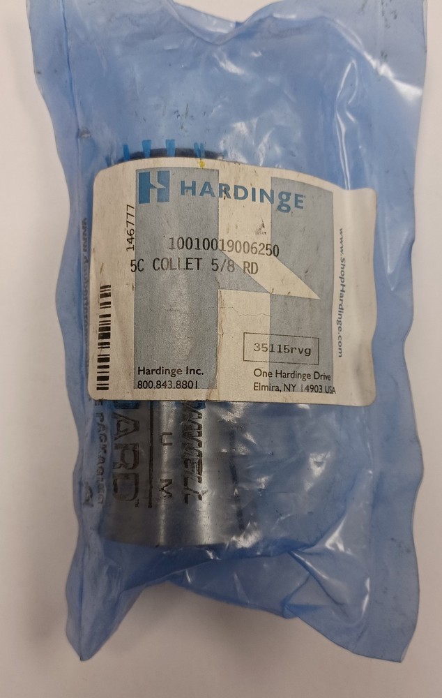 HARDINGE 5C  5/8"  round smooth collet