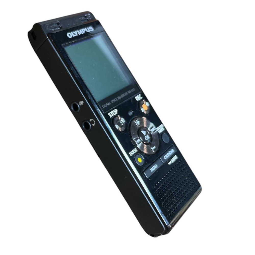 Olympus Digital Voice Recorder WS-853 Micro SD Handheld Black Untested 4.25"