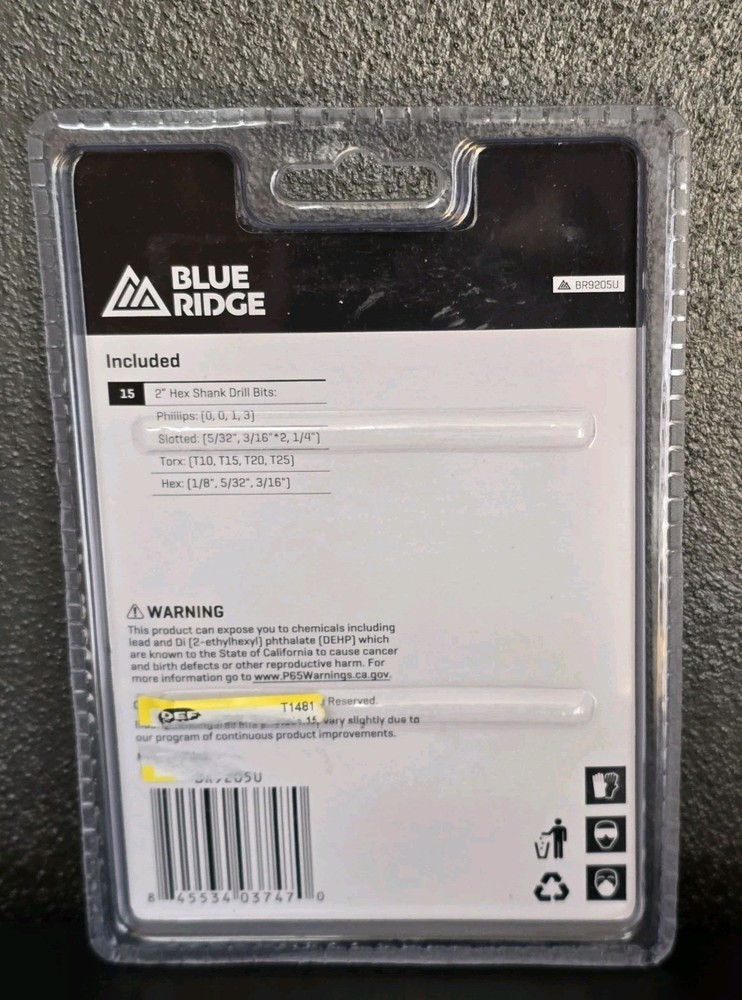 blue ridge Multi Purpose Bit Set