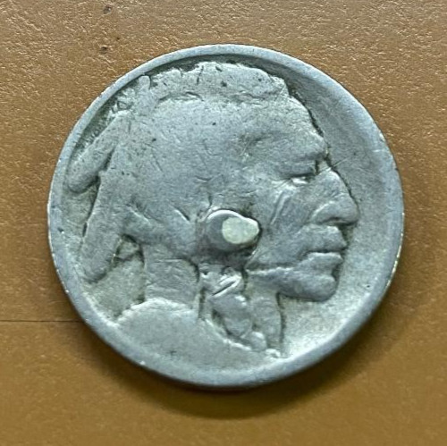Buffalo Nickel Lamination Defect on front, Unk Date (c265)
