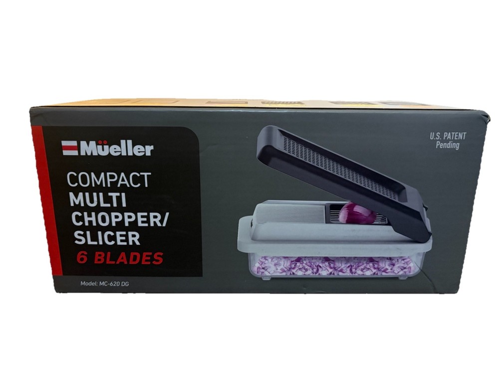 Mueller Compact Multi Chopper/Slicer 6 Blades Multi Functional Model MC-620 DG