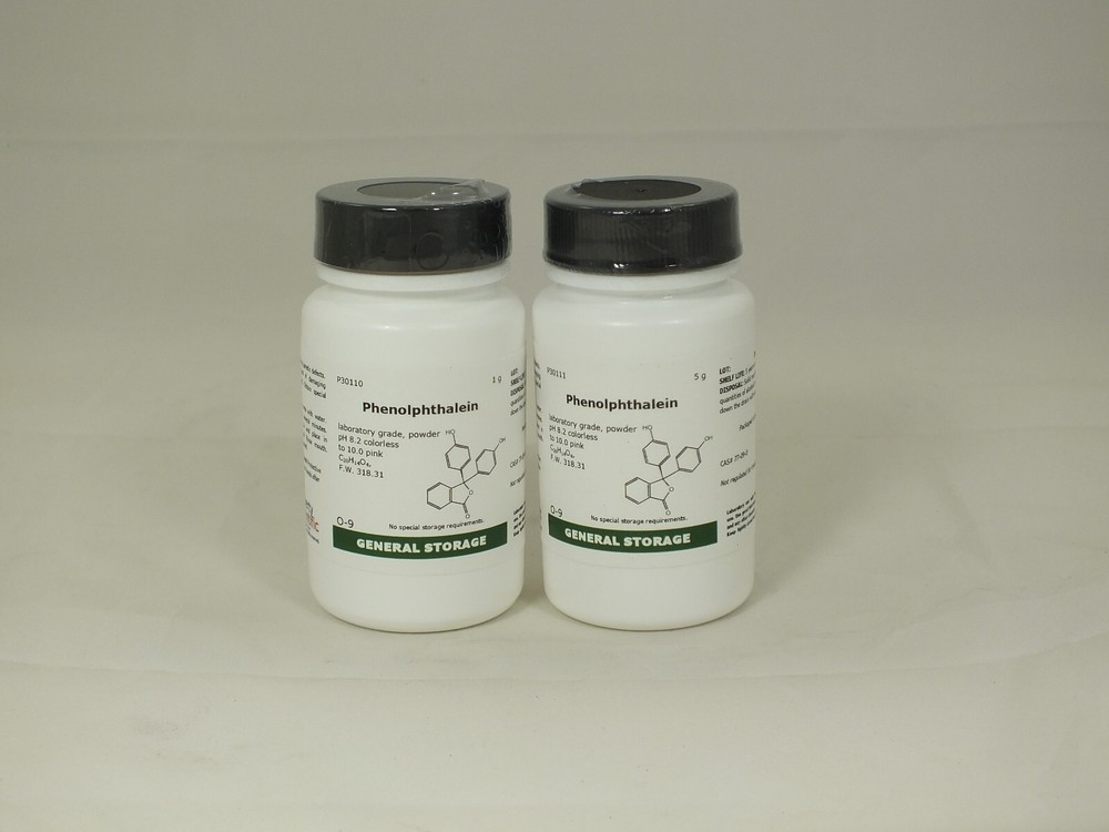 Phenolphthalein, pH indicator, 1-5 g