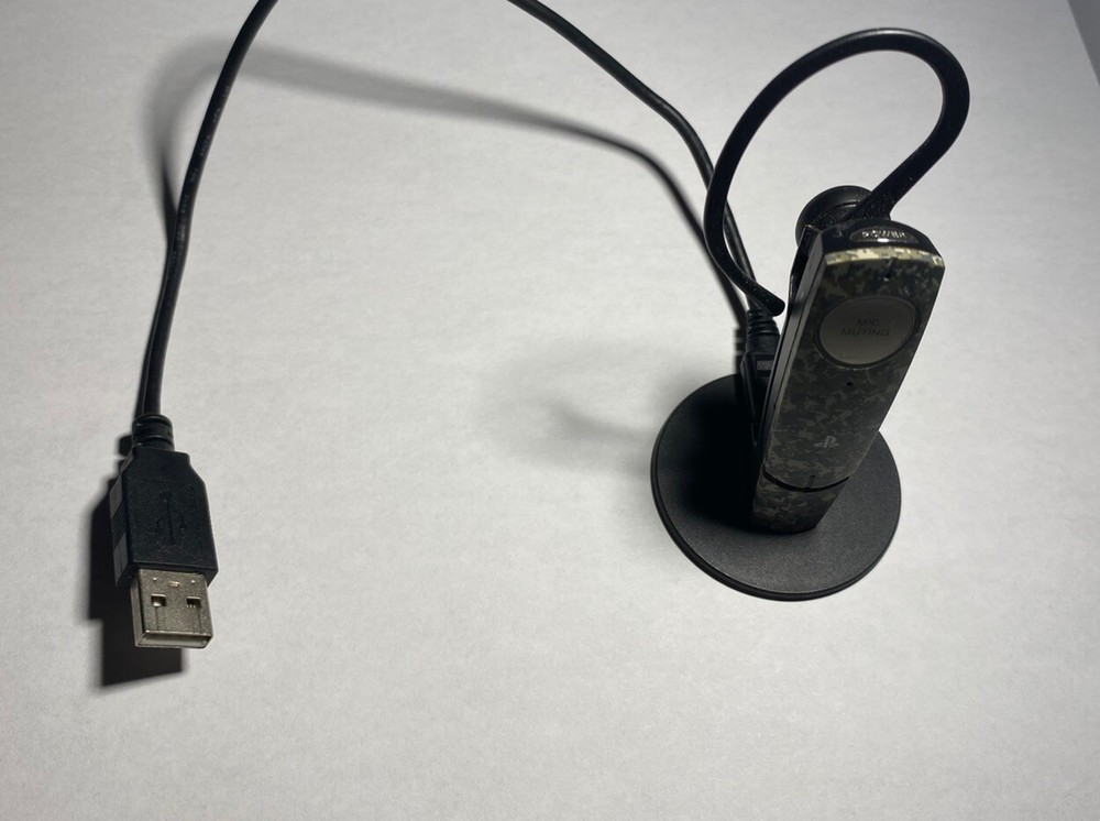 PS3 Green Camo Head Set