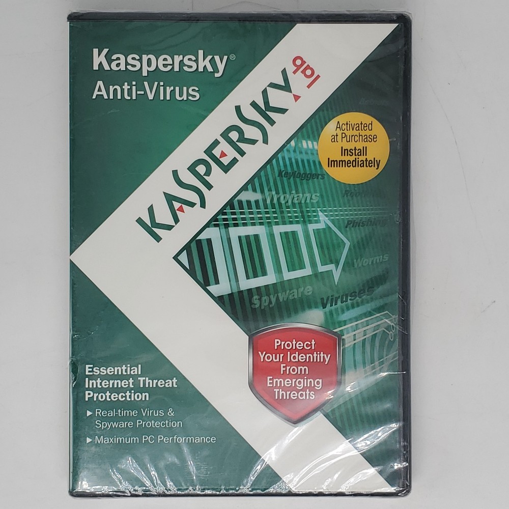 KASPERSLab Anti-Virus Protection PC Computer Security Software NEW and SEALED