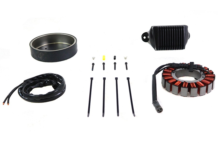 Alternator Charging System Kit 50 Amp for Harley-Davidson