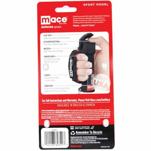 Mace Pepper Spray Jogger Model Runner Walker Self Defense Personal Security