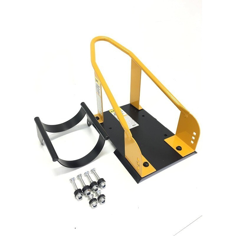 Motorcycle Wheel Chock Universal Wheel Compatibility Effortless Solo Strap-Down