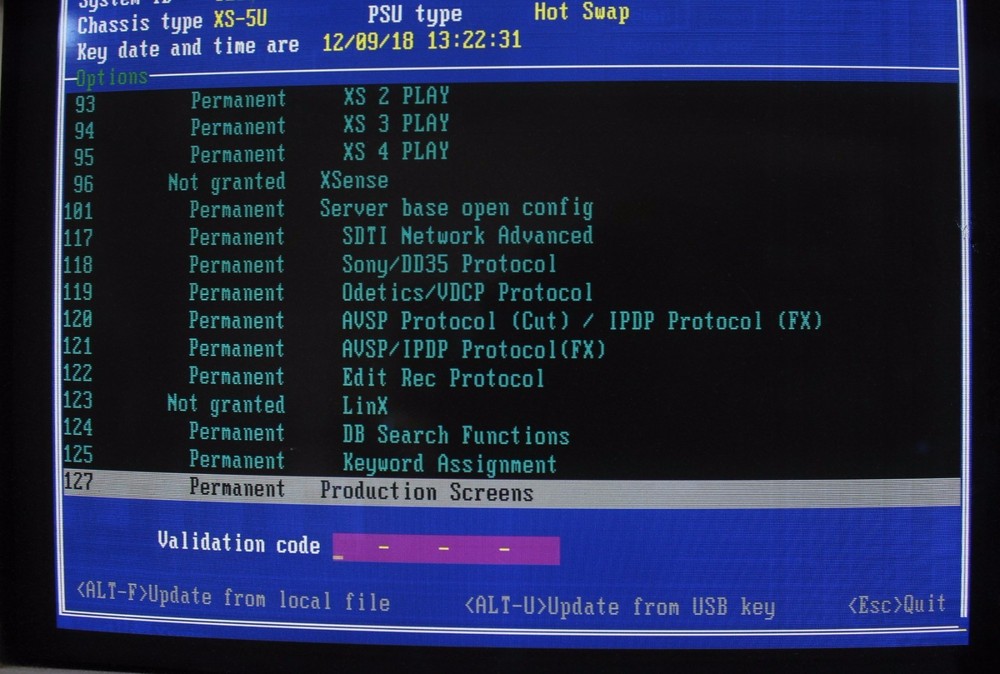 EVS xs 4ch HD / SD disk server with HD license (Reference 2)