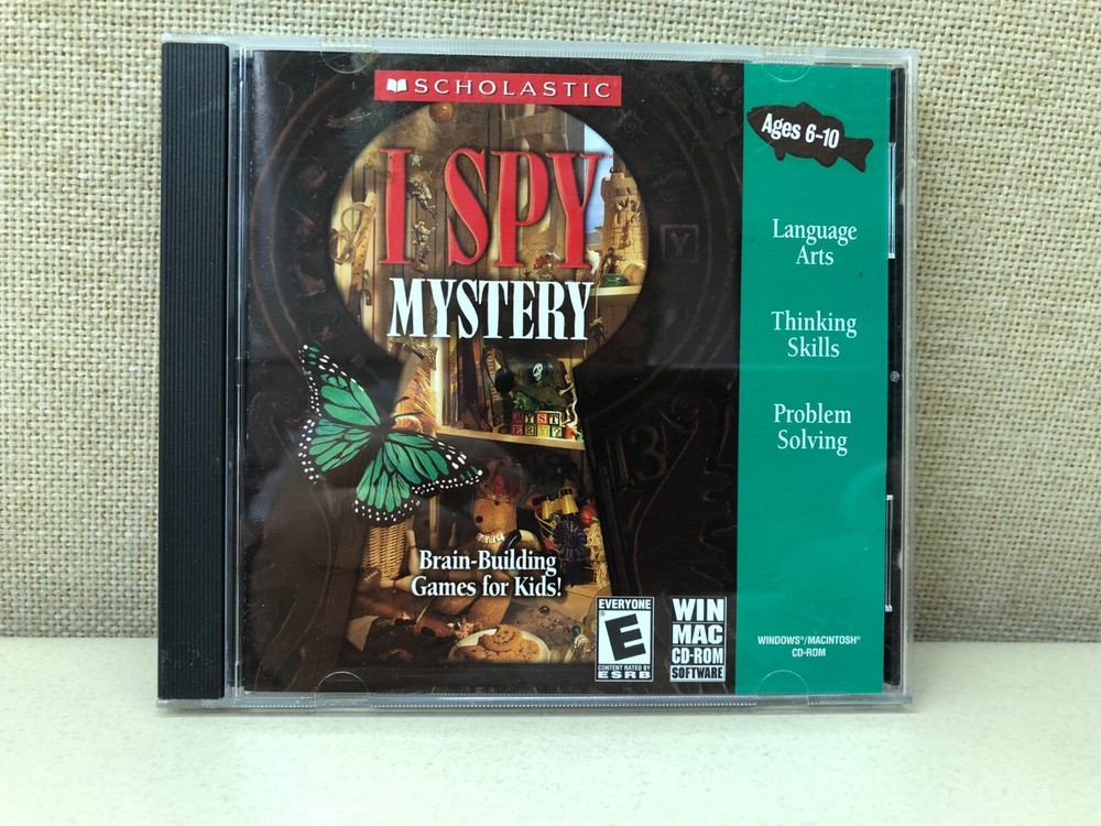 I Spy Mystery PC CD-ROM WIN/MAC 2006 Scholastic
