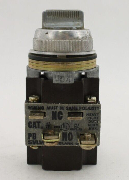 Sylvania 734G Contact Block with Selector Switch