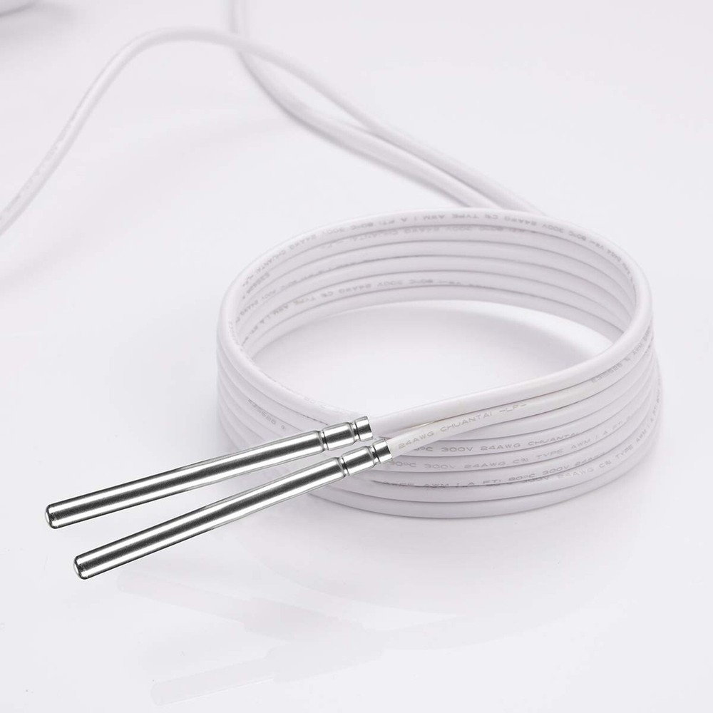 Digital Temperature Controller Dual Probe Reptile Thermostat Controlled Outle...
