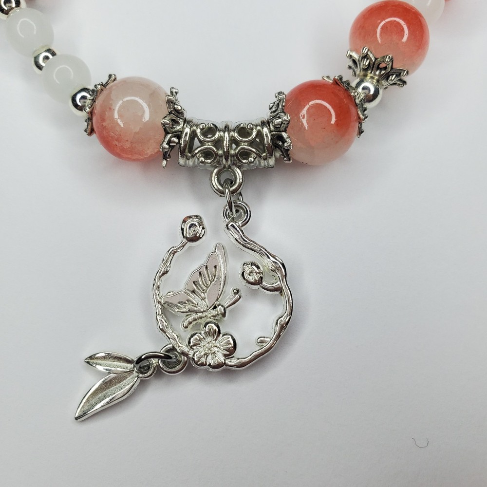 Hand crafted artisan unique gemstone bracelet