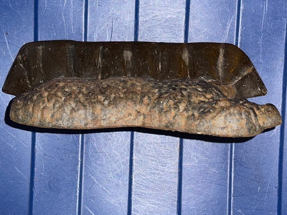 Cast Iron Left Facing Ram Doorstop