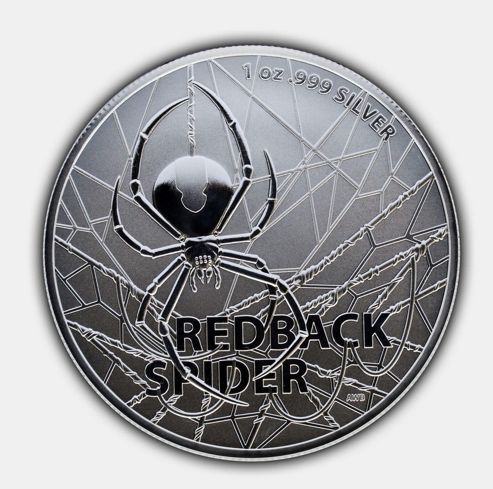 2020 $1 Australian 1oz Silver Redback Spider