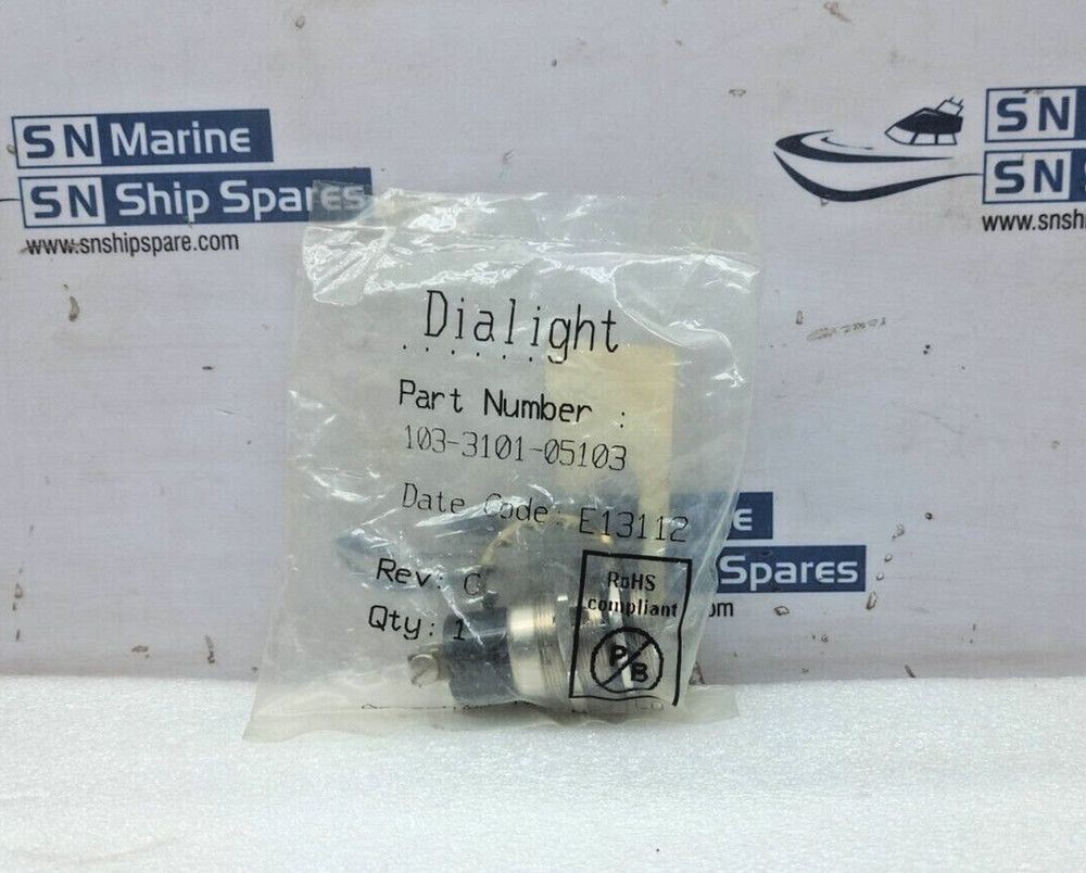 Dialight 103-3101-05103 Pilot Indicator Light Rev: C