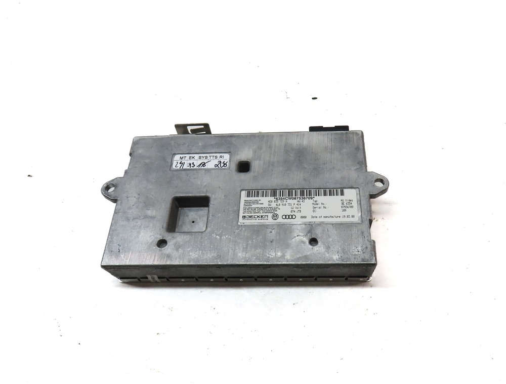 2008 AUDI Q7 (4L) MMI MULTIMEDIA INTERFACE CONTROL MODULE