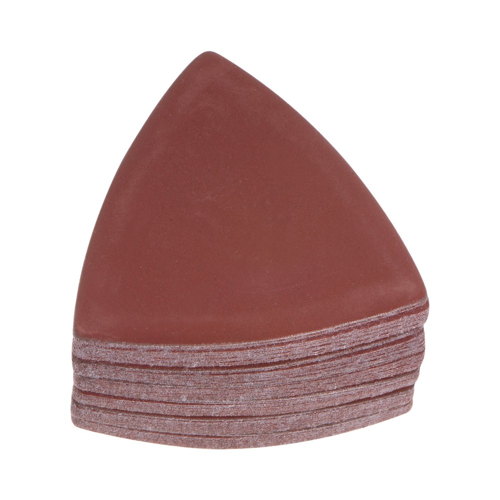 60pcs 1200 Grits 80mm Aluminum Oxide Triangular Hook & Loop Sandpapers Pads