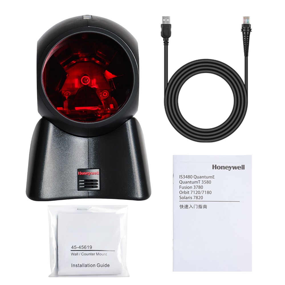 5x Honeywell MS7120 Orbit MK7120-31A38 Laser 1D Barcode Scanner USB Code Reader