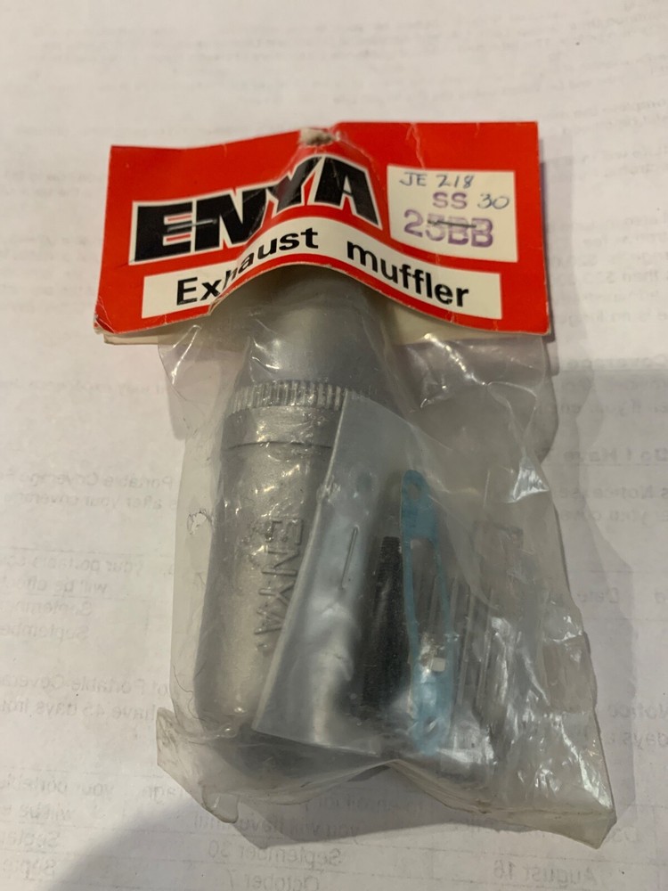 ENYA Engines SS25BB MODEL STANDARD MUFFLER ASSY USED