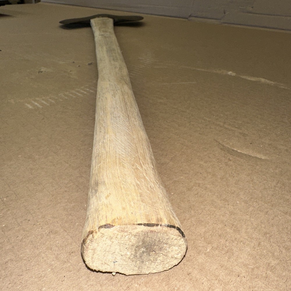 Vintage Double Bit Axe ~ Replacement 34” Handle ~ Head 10”x4-3/4” ~ SHARP!