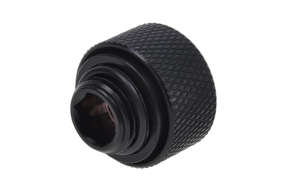 Alphacool HT 13mm G1/4 HardTube Compression Fitting, Deep Black