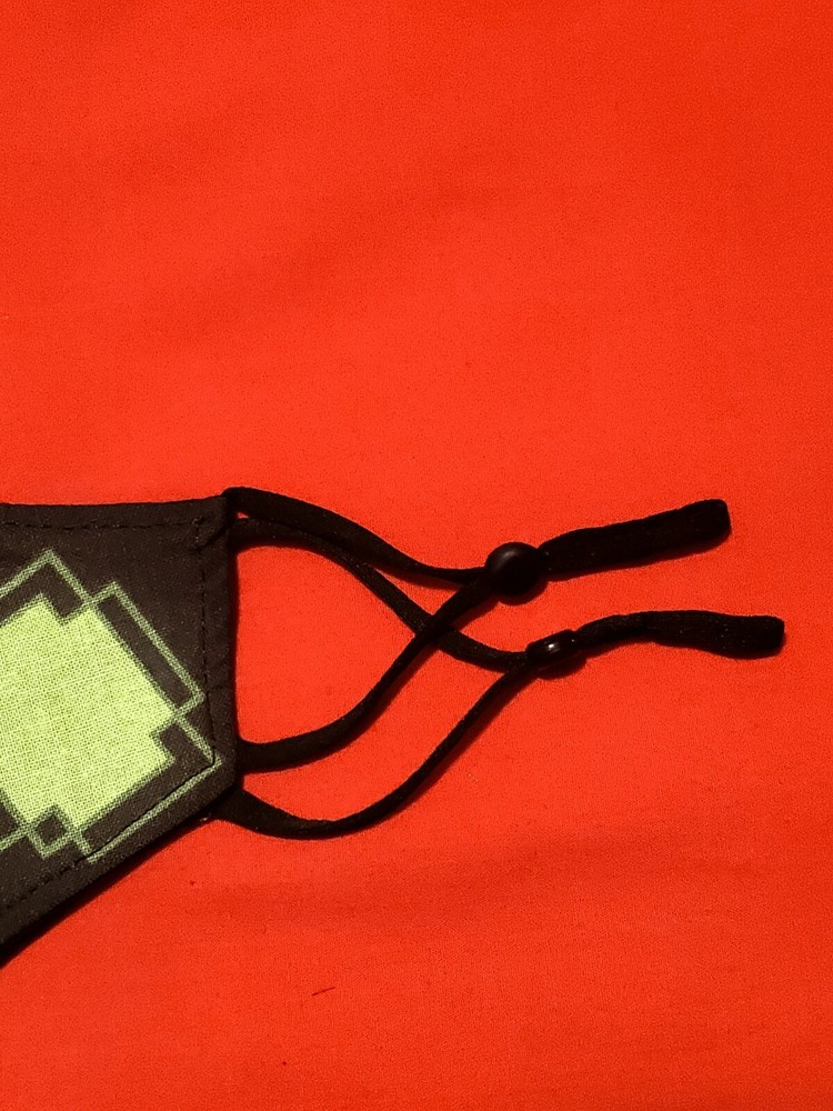 Minecraft Level Up Adjustable Face Mask